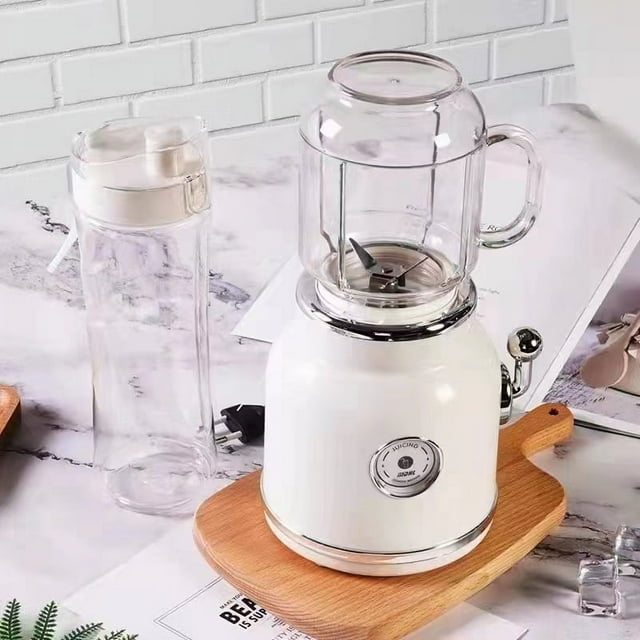 Mini Blenderfor Shakewith Travel Cup,Mini Blender with Double Portable Countertop Blender Portable Shake Blenderwith Stainless Steel Blades Smart Functionality