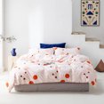thumbnail image 2 of Juego de cama de algodón con estampado de frutas y fundas de almohada para dormitorio tamaño queen, 2 of 8