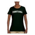 thumbnail image 2 of Wild Bobby State of Pennsylvania College Style Women Graphic Tee, 2 of 6