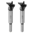 thumbnail image 1 of Unique Bargains 2 Packs 25mm (1') Tungsten Carbide Wood Hinge Drilling Forstner Drill Bit, Black, 1 of 5