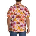 thumbnail image 5 of Lafuoo Happy Thanksgiving Turkey Pattern Men's Cuban Collar Short Sleeve Shirt, Button-Down Resort Beach Pocket Shirt-Medium, 5 of 7