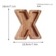 thumbnail image 2 of Piggy-Bank for Kids Boys Girls Large Piggy Banks 26 English Alphabet Letter,Personalized Wooden,Transparent Money Saving Box (1 Pc), 2 of 9