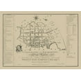 thumbnail image 2 of Petrie 32x24 White Modern Wood Framed Museum Art Print Titled - Charleston South Carolina - Petrie 1790, 2 of 4