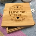 thumbnail image 4 of Decoraciones de San Valentín con detalles delicados, regalos para mujeres, caja personalizada con "10 razones por las que te amo" y corazones, regalos de cumpleaños para San Valentín, regalos para, 4 of 8