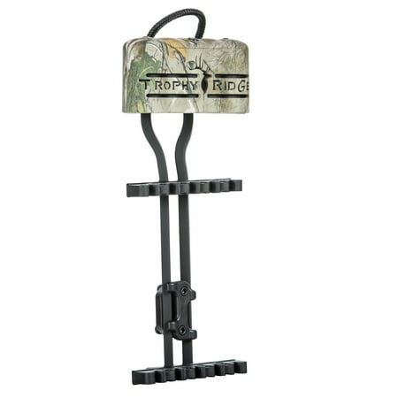 Arrow Carbon Quiver Trophy Ridge Lite-1 LED Archery Arrow Quiver with Customizable Mounting Bracket and Braided Hanging Rope – Camo ()