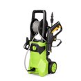 thumbnail image 3 of Porfeet 4800PSI Electric Pressure Washer with 4 Nozzles and 33Ft Hose High Power Pressure Cleaner Overheat Protect for Car Fence Patio Cleaning,Green,US Plug, 3 of 13