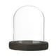 thumbnail image 1 of Cúpula de Vidrio Cloche Uxcell, 3.9"x3.1" Caja de Exhibición de Vidrio con Base de Madera para DIY Globos de Nieve/Pequeñas Plantas/Flores/Velas/Modelos/Souvenirs, Centro de Mesa [Oscuro], 1 of 7