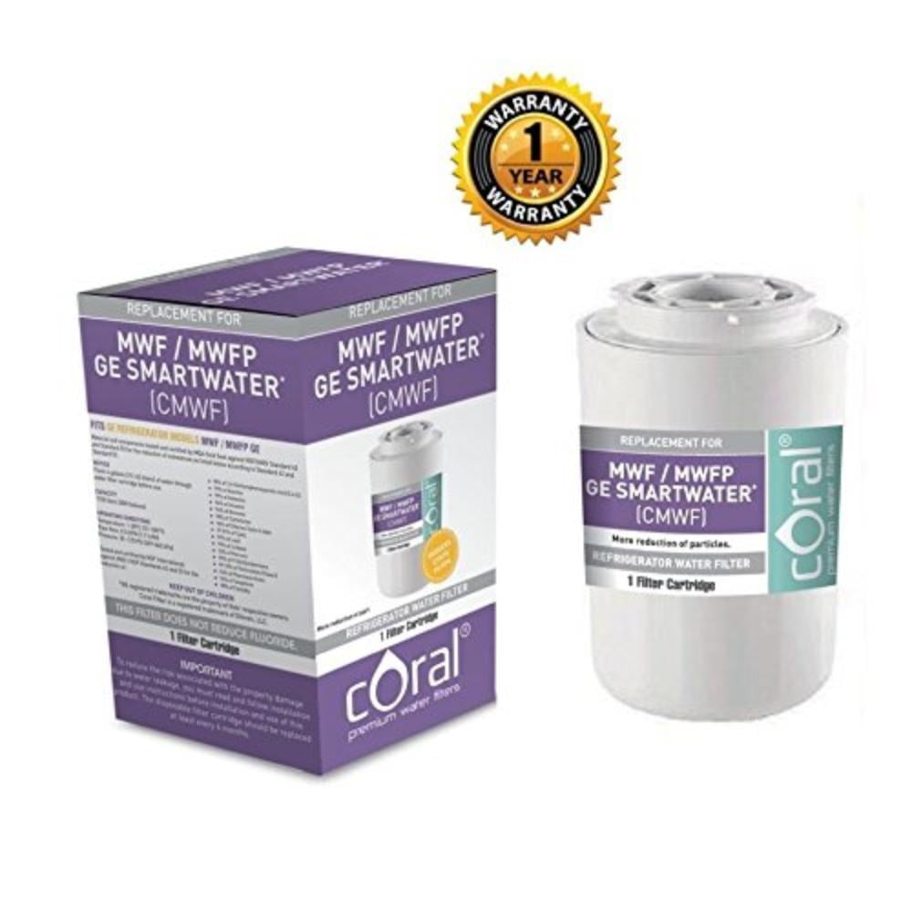 Ge Mwf Smartwater Mwfp Wf287 Wsg 1 Eff 6013awalmartparable Water Filter Coral Filter Replacement For Ge Mwf Mwfp Ge Smartwater Refrigerator By Coral Llc Walmart Com Walmart Com