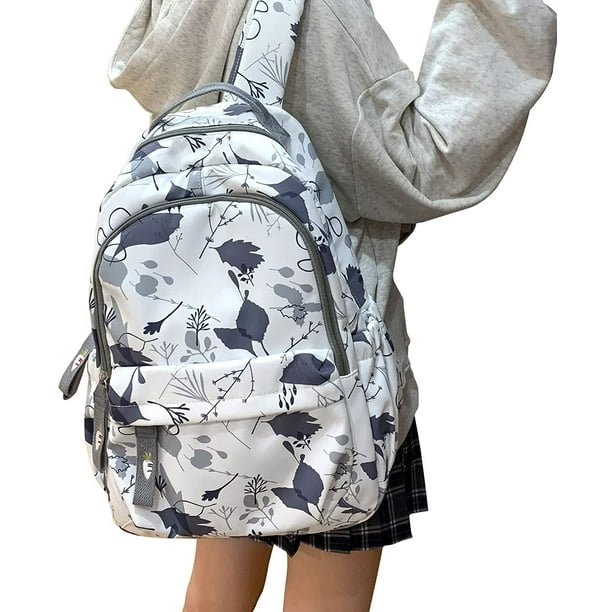 Nylon Female Student Small School Book Bags for Teen Girls Casual