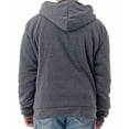 thumbnail image 6 of Men's Ultra Soft Sherpa Lined Hoodie - Full Zip Fleece Lining Winter Sweatshirts M-5XL, 6 of 6