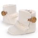 thumbnail image 4 of Botas de invierno para bebés recién nacidos, botas de nieve para niños pequeños, suela suave, botines de invierno cálidos para cuna (12-18 meses, blanco), 4 of 5