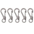 thumbnail image 1 of 5 llaveros colgantes rápidos para exteriores con gancho de resorte y hebilla de cierre Molle (gris), 1 of 7