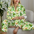 thumbnail image 6 of Hirioo St. Patrick's day for Women's Pajama Sets 2 Piece Pjs Women's Long-Sleeved Pajama Set Button Down Sleepwear,S-XXL-Small, 6 of 7