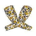 thumbnail image 2 of Sun Protection Arm Sleeves For Men Women, Elegant Snake Black Flower Gold Sleeves To Cover Arms With Thumb Hole Cooling Sleeve, 2 of 2