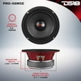 thumbnail image 3 of Altavoz DS18 PRO-X6MSE de 6.5 pulgadas, 225 W RMS, 8 ohmios, para coche, 1 unidad, 3 of 8