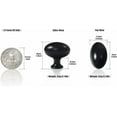 thumbnail image 3 of Goo-Ki 1.4Inch(36MM) Oval Matte Black Cabinet Knobs, Zinc Alloy Modern Kitchen Knobs for Drawer, Dresser Cupboard Wardrobe,6 Pack, 3 of 6