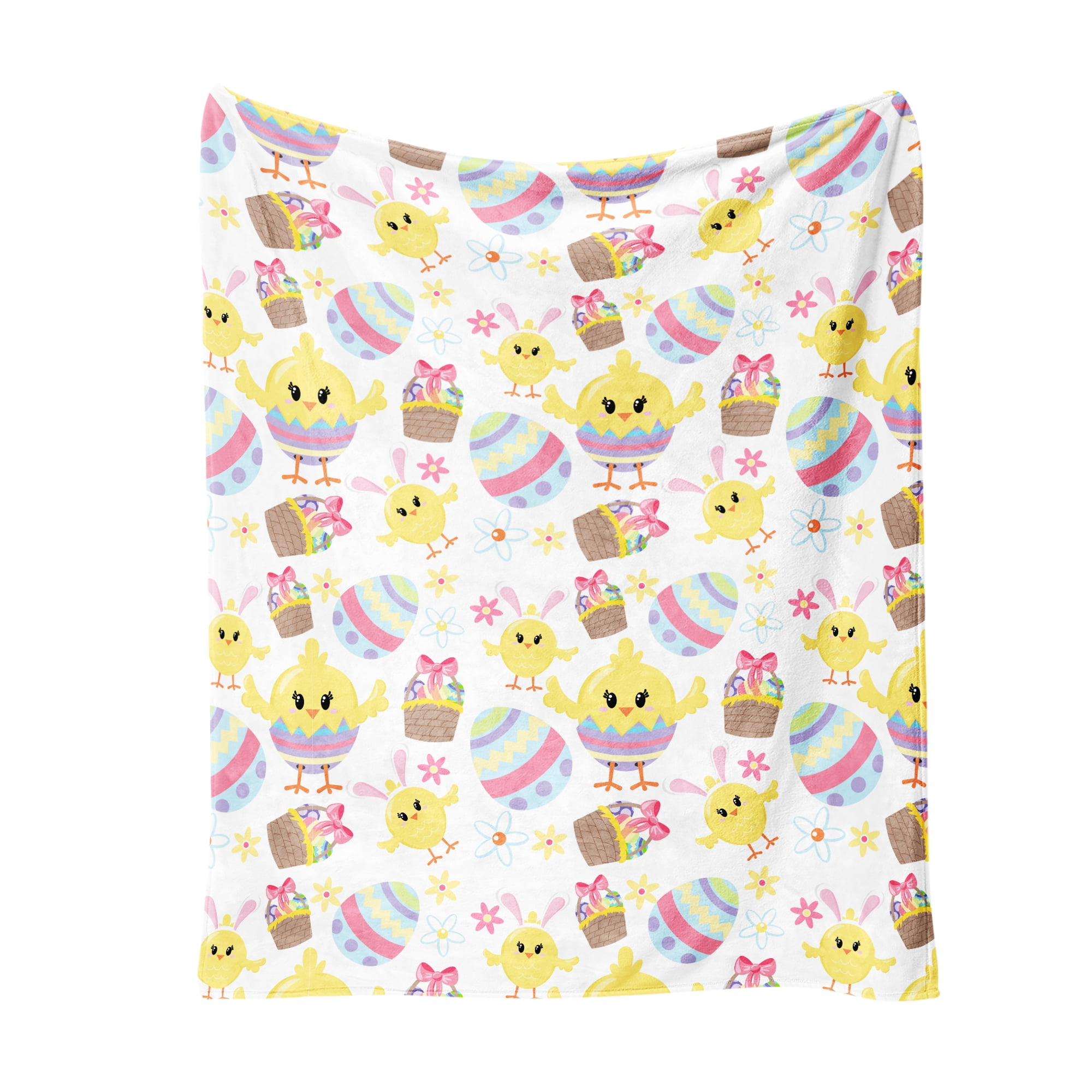 Easter Throw Blanket, Warm Fleece Flannel Bed Blanket, Lightweight Easter Blanket for Sofa Bed Couch 30"x40"