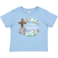 thumbnail image 3 of Inktastic Happy Easter with Cross and Flowers Boys or Girls Baby T-Shirt, 3 of 5