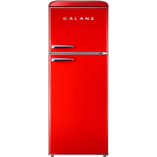 Galanz GLR10TRDEFR Retro Refrigerator, 10.0 Cu Ft, Red