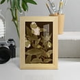 thumbnail image 5 of Asian Brocade I - Framed Print w/glass - Natural Wood, 5 of 8