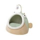 thumbnail image 5 of Cama para gatos, nido semicerrado, caseta extraíble y calmante, casa para gatos, cueva, cama para gatos, gatitos, mascotas pequeñas, gatos, perros , Verde, 5 of 8