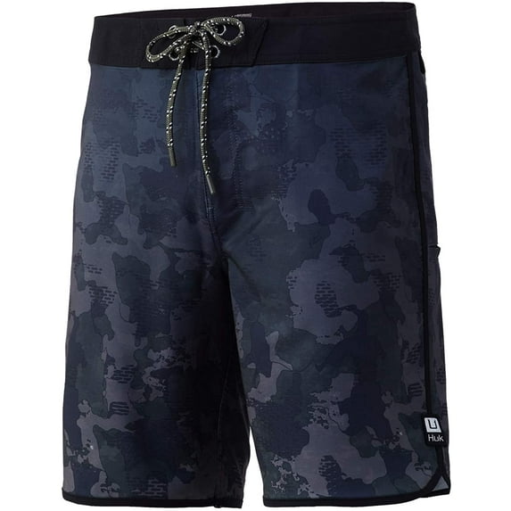 Huk Men's Classic 20" Pine Size 34 X'er Fishing and Swimming Boardshorts