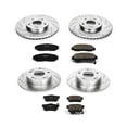 thumbnail image 3 of PowerStop Front and Rear Z23 Evolution Sport Carbon-Fiber Ceramic Brake Pad and Drilled & Slotted Rotor Kit Fits: ACURA HONDA Select Models K2297, 3 of 10