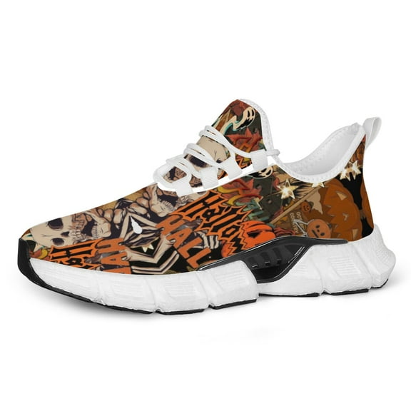 Men Shoes Fashion Casual Shoes Printed Sports Shoes With Popcorn Soft Soles Comfortable Runing Shoes