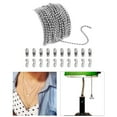 thumbnail image 6 of 32 Feet Stainless Bead Chain 2.4 mm Adjustable Pull Chain Bead, Beaded Roller Chain PCS Matching Connectors for Jewelry Making, 6 of 8
