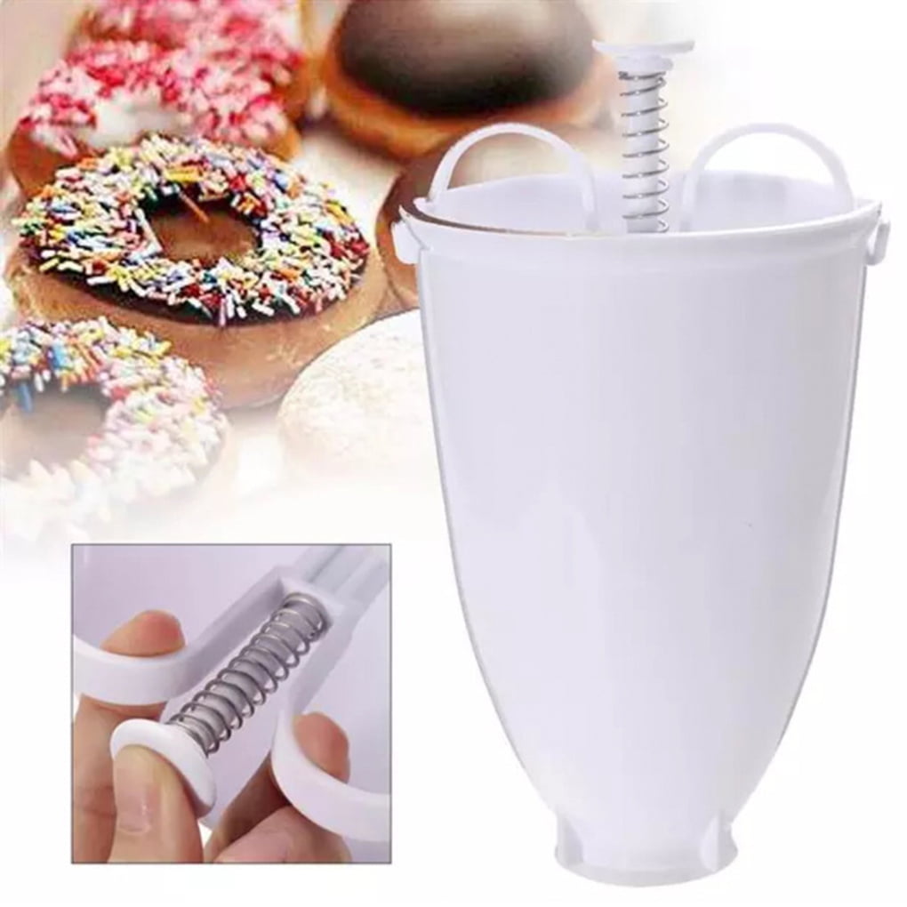 Weight Donut Maker Hand-Held Pancake Cupcake Plastic Batter Dispenser 