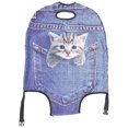 thumbnail image 1 of 22-24 Inch 3D Printed Luggage Cover Cat Pattern Stretchy Suitcase Cover Zipper Travel Luggage Cover, 1 of 8