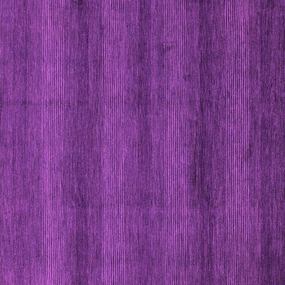 Ahgly Company Indoor Square Abstract Purple Modern Area Rugs, 3' Square