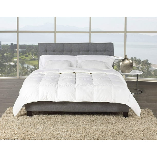 Canadian Hutterite White Goose Down Luxury Premium Weight Comforter