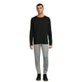 thumbnail image 3 of George Men's Crewneck Tee with Long Sleeves, Sizes XS-3XLT, 3 of 5