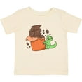 thumbnail image 3 of Inktastic Dino with Chocolate Bar Boys or Girls Baby T-Shirt, 3 of 5