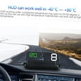 thumbnail image 3 of Car HUD Display, High Definition Speedometer Car Diagnostic Tool OBDⅡ Fault Code Elimination Driving Computer Overspeed Fault Alarm for All Vehicles, 3 of 7