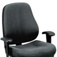 thumbnail image 3 of 26.8" x 21" x 38.5" 580 Charcoal Tilt Tension Control Fabric Chair, 3 of 5