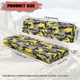 thumbnail image 7 of Yuyamidu Yellow Gray Camo UTV Seat Cover Camouflage Mule Bench Seat Cover Polyester Fabric for Kawasaki Mule 2009-2024 4000 4010/2001-2018 3000 3010, 7 of 7