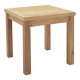 thumbnail image 1 of LexMod Marina Table d'Appoint d'Extérieur en Teck pour Patio, Naturel'), 1 of 5