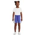thumbnail image 2 of Athletic Works Girls Mesh Colorblocked Basketball Shorts, Sizes 7-8, 2 of 5