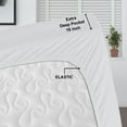 thumbnail image 3 of IR Imperial Rooms 2 Twin Fitted Bed Sheet Deep Pocket Extra Soft Brushed 1800 Series White Twin, 3 of 8