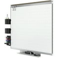 thumbnail image 2 of Quartet Prestige 2 Total Erase Whiteboard 48" (4 ft) Width x 36" (3 ft) Height - White Surface - Graphite Frame - Horizontal - 1 / Each, 2 of 10