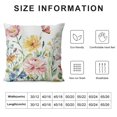 thumbnail image 5 of PHYHOO Throw Pillow Covers - Botanical Spring Floral Butterfly Colorful Decorative Pillow Case for Sofa Couch Bedroom Living Room Car Home Decor Summer Pillowcase, 5 of 5