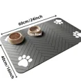 thumbnail image 1 of Typpkmm S（Little Kitten ）、M、L Bsorbent Pet Feeding Mat, 1 of 7
