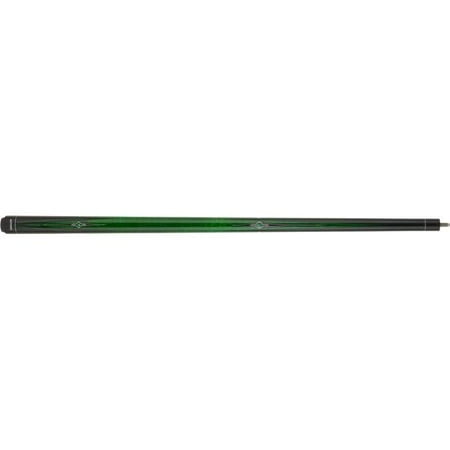 

Action Cues IMP65 20 20 oz Action Impact Pool Cue Black & Green Stain Points