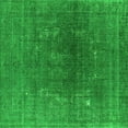 thumbnail image 1 of Ahgly Company Indoor Square Oriental Green Industrial Area Rugs, 4' Square, 1 of 4