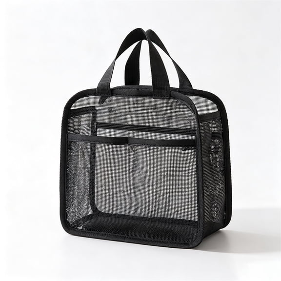 Large Capacity Makeup Bag, Portable Cosmetic Storage Organizer for Travel, Women Handbag Style with Durable Material