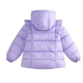 thumbnail image 3 of Toddler Puffer Coat Winter Coat Baby Hoodie with Bear Ear Lightweight Puffer Jacket for Kids Baby Thick Parka Baby Girl Winter Clothes 18-24 Months, 3 of 4