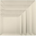 thumbnail image 2 of Crown Display 7.5 inch Disposable Plastic Ivory Square Party Plates - 40 Pack, 2 of 6