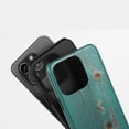 thumbnail image 3 of Distressed Wood Plank For All iPhone Series Protective Phone Case Rustic Teal, 3 of 7